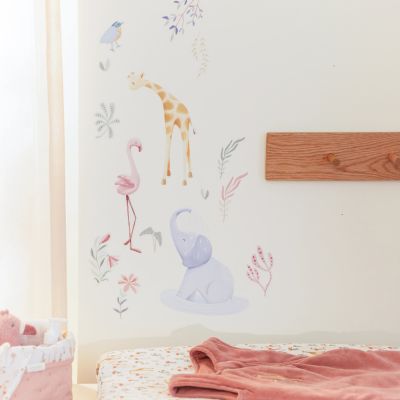 Little Dutch Muursticker Set - Blooming Safari - A3