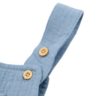 Little Dutch Kort Tuinpak - Maat 50 - Stone Blue