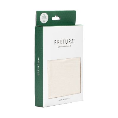 Pretura Ledikanthoeslaken Organic Wit60 x 120 / 70 x 140 cm