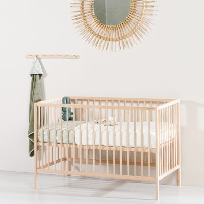 Puck Ledikant Raw Beuken Natural 60x120 cm