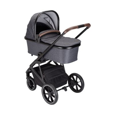 Qute Q-Rider Kinderwagen Zwart Frame/Steelblue