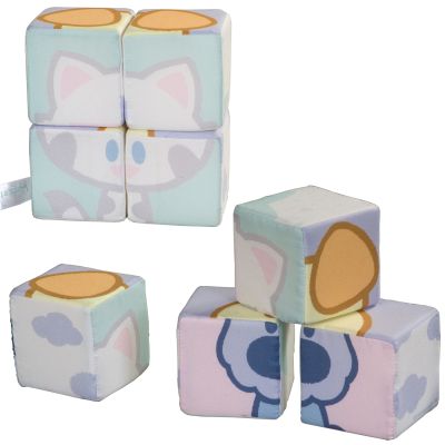 Woezel & Pip Stoffen Blokken Puzzel