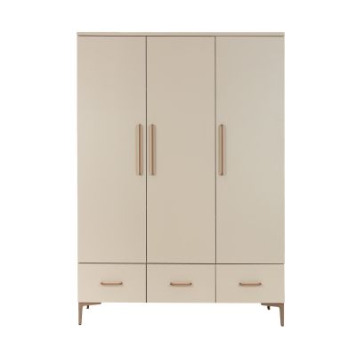 TWF Ledikant 60 x 120 - Commode XL 3 Laden 1 Deur Metaal - Hanglegkast XL 3 Deuren 2 Lade Salerno Metaal