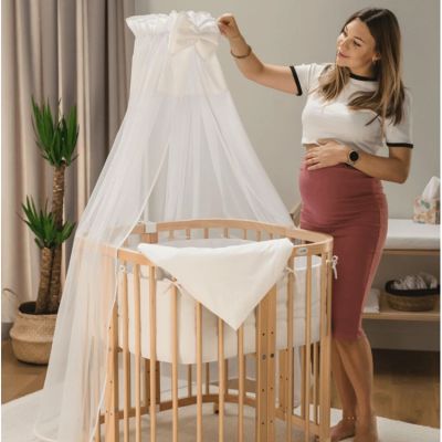 Waldin Hoeslaken Set W2 7 in 1 Babybedje White