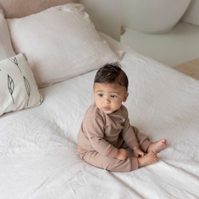 Feetje Pyjama Wafel Autumn Special Bruin maat 68