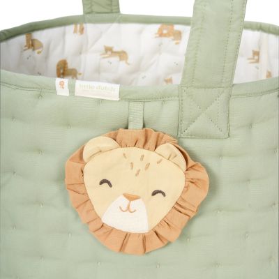 Little Dutch Safari Leo Opbergmand Groot - Groen