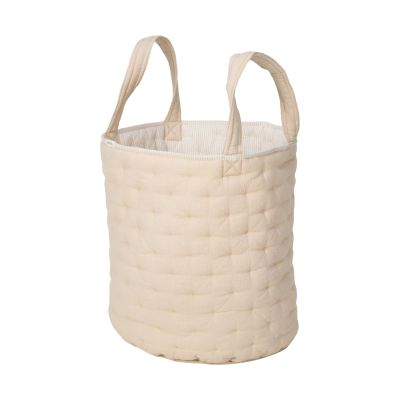 Little Dutch Pure Opbergmand Groot - Soft Beige Streep