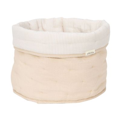 Little Dutch Pure Commodemandje Groot - Soft Beige Streep
