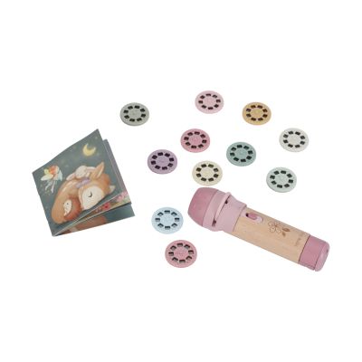 Little Dutch Verhalen Projector Zaklamp - Roze