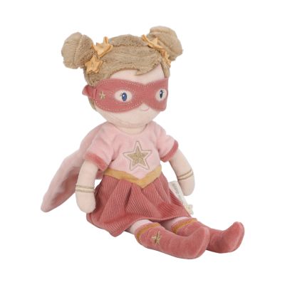 Little Dutch Knuffelpop Superhero Rosa - 35 cm