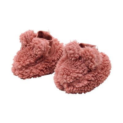 Little Dutch Teddy Slofjes – 0-3 maanden - Pink Blush