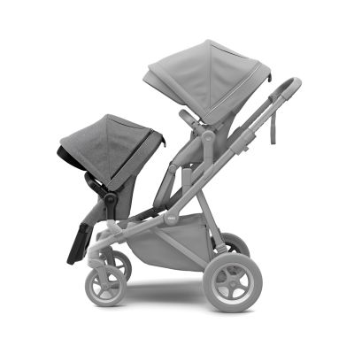 Thule Sleek Sibling Seat Grey Melange On Black