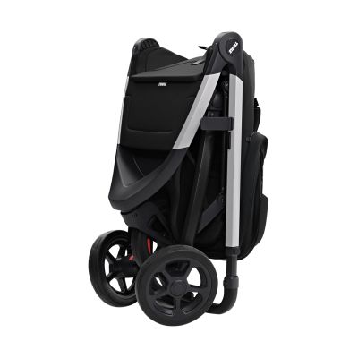 Thule Spring Stroller Aluminium Inclusief Canopy Teal Melange Thule Spring Stroller Aluminium Inclusief Canopy Teal Melange