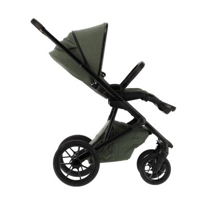 Qute Q-Rider Plus Kinderwagen - Thyme Green | Kidsriver Curve Autostoel - Black | Kidsriver Isofix Base Qute Q-Rider Plus Kinderwagen - Thyme Green | Kidsriver Curve Autostoel - Black | Kidsriver Isofix Base
