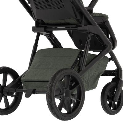 Qute Q-Rider Plus Kinderwagen - Thyme Green | Kidsriver Curve Autostoel - Clay | Kidsriver Isofix Base Qute Q-Rider Plus Kinderwagen - Thyme Green | Kidsriver Curve Autostoel - Clay | Kidsriver Isofix Base