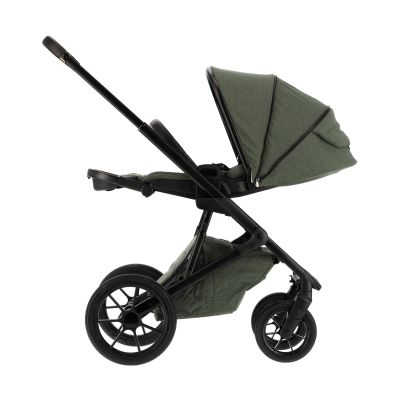 Qute Q-Rider Plus Kinderwagen - Thyme Green | Kidsriver Curve Autostoel - Clay | Kidsriver Isofix Base Qute Q-Rider Plus Kinderwagen - Thyme Green | Kidsriver Curve Autostoel - Clay | Kidsriver Isofix Base