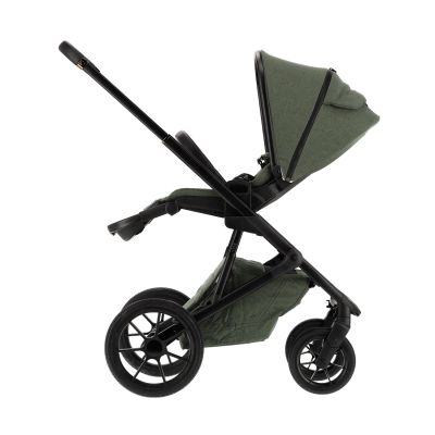 Qute Q-Rider Plus Kinderwagen - Thyme Green | Kidsriver Curve Autostoel - Black | Kidsriver Isofix Base Qute Q-Rider Plus Kinderwagen - Thyme Green | Kidsriver Curve Autostoel - Black | Kidsriver Isofix Base