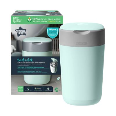 Tommee Tippee Sangenic Twist & Click Luieremmer - ECO - Groen