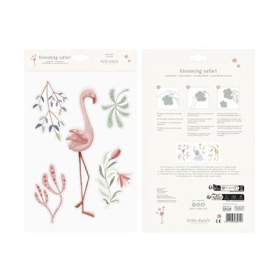 Little Dutch Muursticker Set - Blooming Safari - A3
