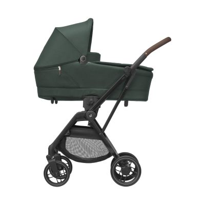 Maxi-Cosi Buggy Leona 2 - Twillic Green (Black Frame + Brown Leather)