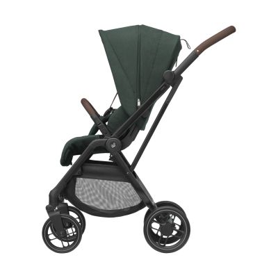 Maxi-Cosi Buggy Leona 2 - Twillic Green (Black Frame + Brown Leather)
