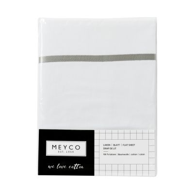 Meyco Wieglaken Bies Grijs 75 x 100 cm