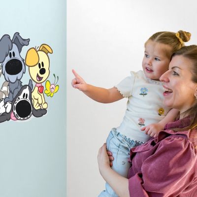 Woezel & Pip Muursticker - Dieren Woezel & Pip Muursticker - Dieren