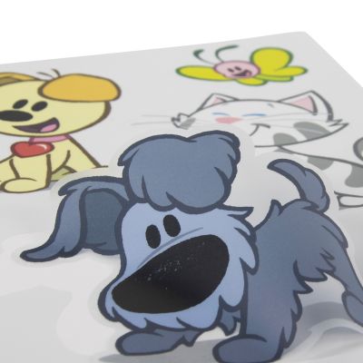Woezel & Pip Muurstickers A4 Set - Dieren Woezel & Pip Muurstickers A4 Set - Dieren