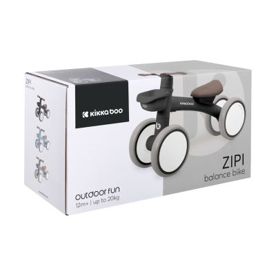 Kikkaboo Zipi Loopfiets - Zwart