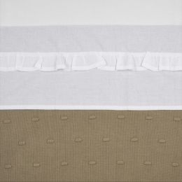 Meyco Wieglaken Ruffle White 75 x 100 cm Meyco Wieglaken Ruffle White 75 x 100 cm