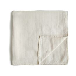 Mushie Swaddle Fog 120 x 120 cm Mushie Swaddle Fog 120 x 120 cm
