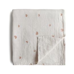 Mushie Swaddle Rainbow 120 x 120 cm Mushie Swaddle Rainbow 120 x 120 cm