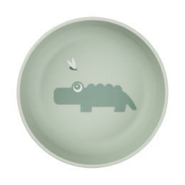 Done By Deer Foodie Bowl Croco Green Done By Deer Foodie Bowl Croco Green