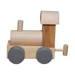 Jep! Kids Locomotive Grey Wheels And Train Wood Jep! Kids Locomotive Grey Wheels And Train Wood