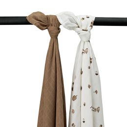Meyco Swaddle Hydrofiel Forest Animals Toffee 120 x 120 cm 2-Pack
Meyco Swaddle Hydrofiel Forest Animals Toffee 120 x 120 cm 2-Pack