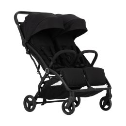 Puck Tweelingbuggy Compact - Nicky - Zwart Puck Tweelingbuggy Compact - Nicky - Zwart