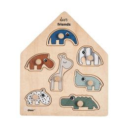 Done By Deer Leg Puzzel Deer Friends Colour Mix (7pcs) Done By Deer Leg Puzzel Deer Friends Colour Mix (7pcs)