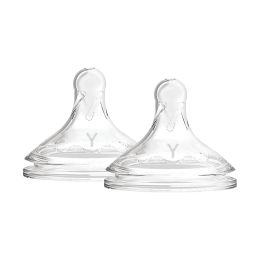 Dr. Brown's Flesspeen Brede Hals Options+ Y-Cut 2-Pack Dr. Brown's Flesspeen Brede Hals Options+ Y-Cut 2-Pack
