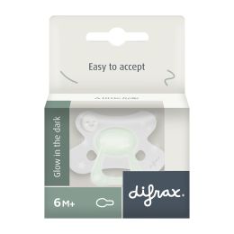 Difrax Fopspeen Baba Glow In The Dark Natural 6mnd+ Ass. Difrax Fopspeen Baba Glow In The Dark Natural 6mnd+ Ass.