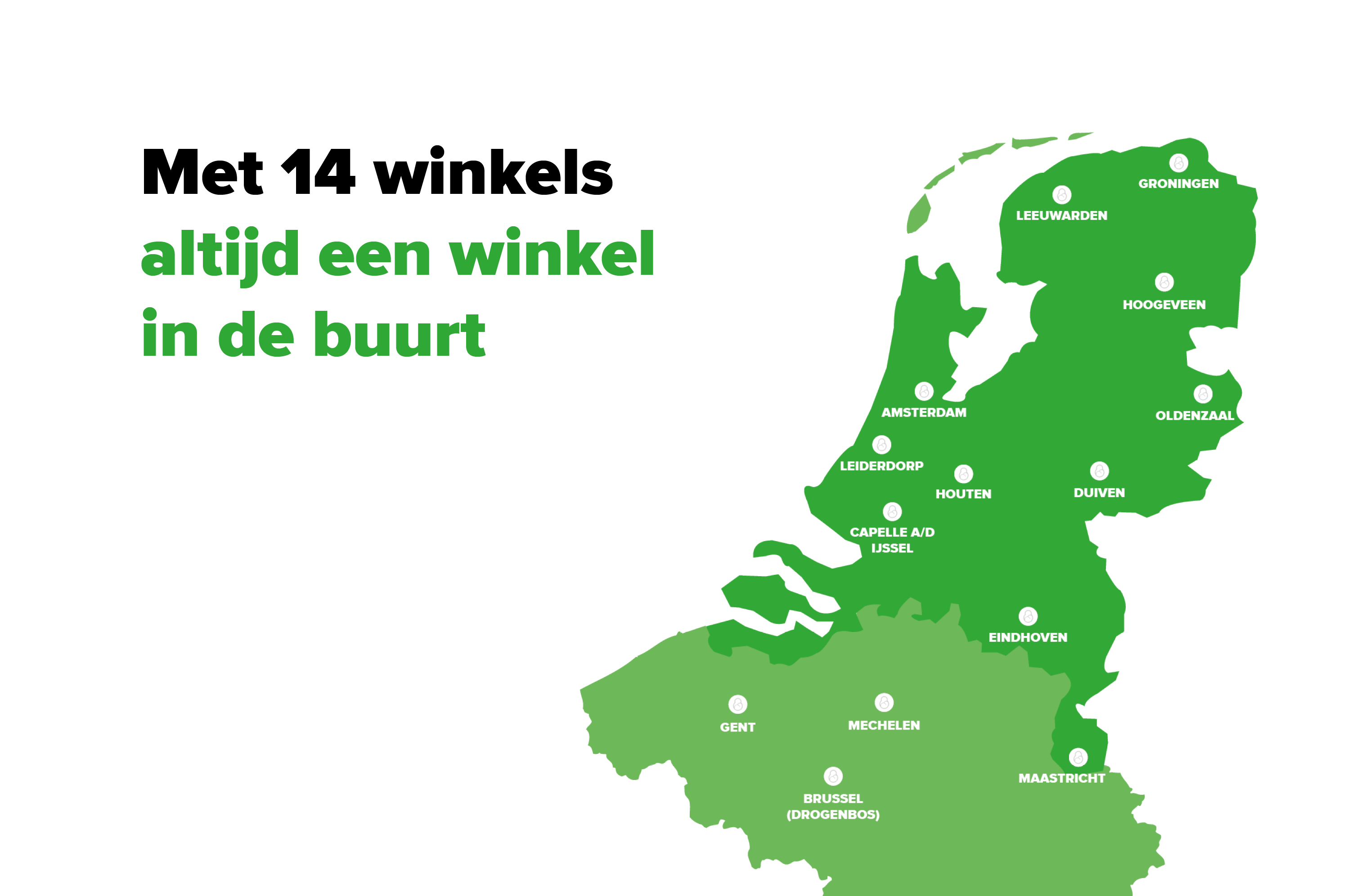 Winkels plattegrond