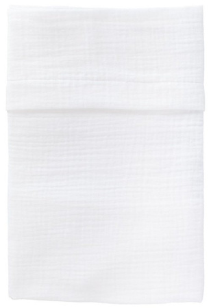 Cottonbaby Ledikantlaken <br> Soft Wit <Br> 120 x 150 cm