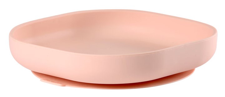 Béaba Bord Met Zuignap Siliconen <br> Light Pink