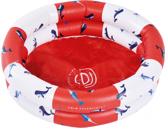 Swim Essentials Exclusive <br> Baby Zwembad <br> Red White Whale (Ø 60 cm) 