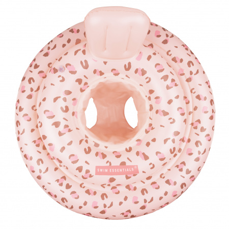 Swim Essentials Exclusive <br> Baby Float Old Pink Leopard <br> (0-1 jaar)