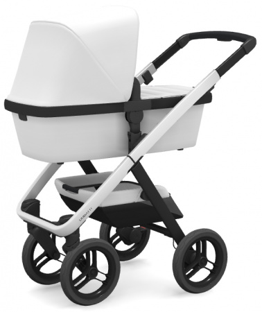 Dubatti Two Frame Frosted White / Black Handle+Seatframe