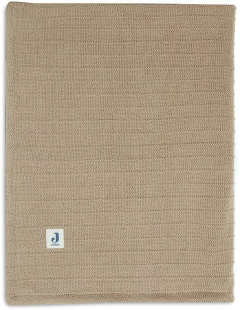 Jollein Wiegdeken Velvet Pure Knit Biscuit 75 x 100 cm