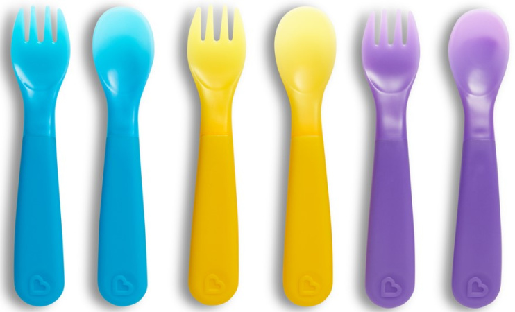 Munchkin Color Changing Forks & Spoons 6-pack 
