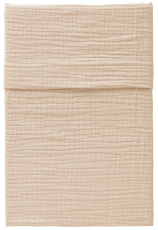 Cottonbaby Ledikantlaken <br> Soft Amandel <br > 120 x 150 cm