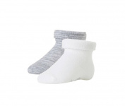 Socks 2-Pack White/Grey