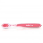 Nûby Hot Spoon Lepel Roze 4mnd+ (3 stuks)